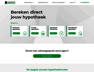 hypotheekrentevoordeel.nl screenshot