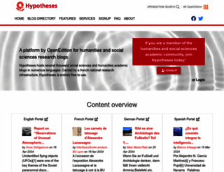 hypotheses.org screenshot
