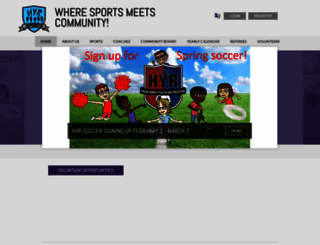 hyrsports.com screenshot