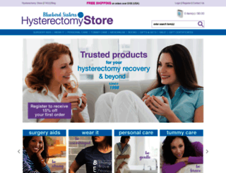 hysterectomystore.com screenshot