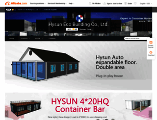 hysunbuilding.en.alibaba.com screenshot