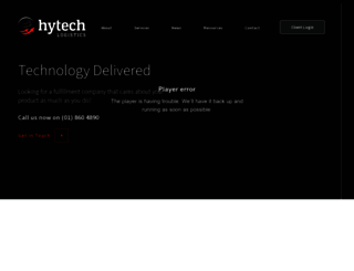 hytechlogistics.com screenshot
