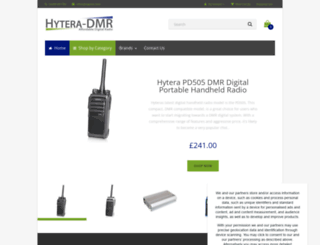hytera-dmr.co.uk screenshot