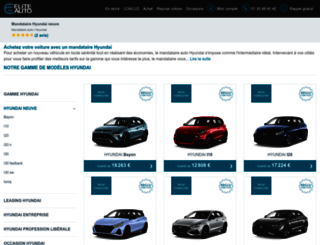 hyundai.elite-auto.fr screenshot