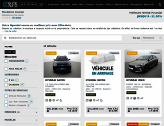 hyundai.elite-auto.fr screenshot