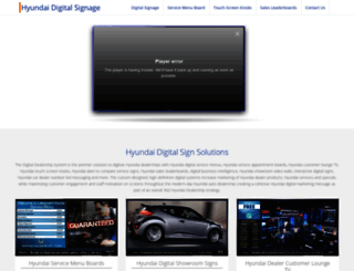 hyundaidigitalsignage.com screenshot