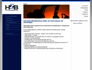 hzb-gmbh.de screenshot