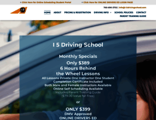 i-5drivingschool.com screenshot
