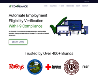 i-9compliance.com screenshot