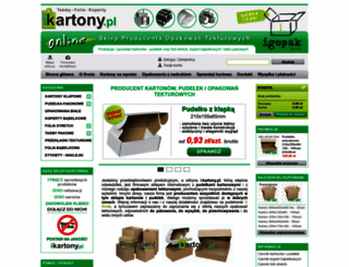 i-kartony.pl screenshot
