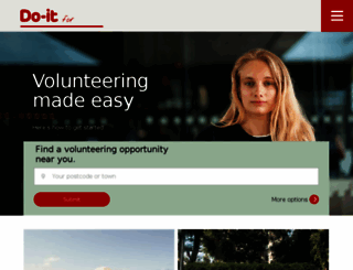 i-volunteer.org.uk screenshot