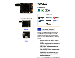 i2cdriver.com screenshot