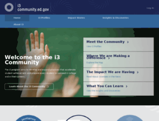 i3community.ed.gov screenshot