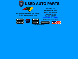 i40usedautoparts.com screenshot