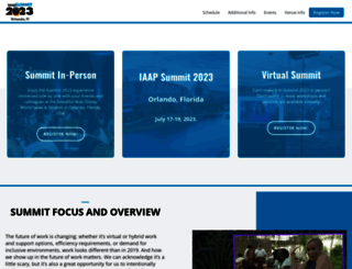 iaap-summit.org screenshot