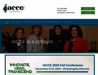 iacce.org screenshot