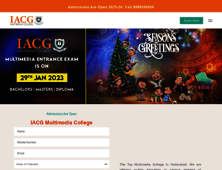 iacg.co.in screenshot