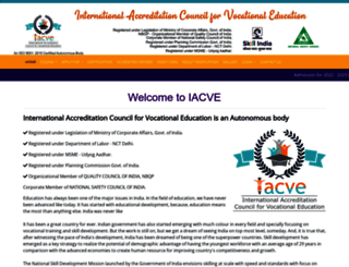 iacve.org screenshot