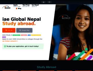 iaeglobalnepal.net screenshot