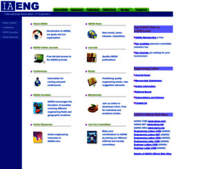 iaeng.com screenshot