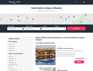 ialysoshotels.com screenshot