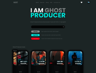 iamghostproducer.com screenshot