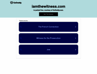 iamthewitness.com screenshot