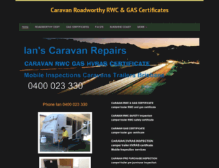 ianscaravanrepairs.com screenshot