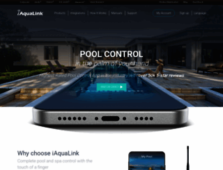 iaqualink.com screenshot