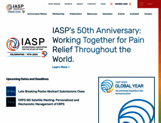 iasp-pain.org screenshot