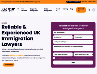 iasservices.org.uk screenshot
