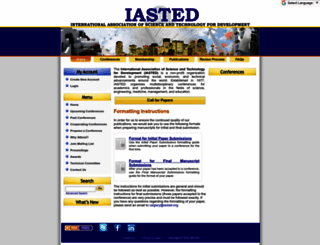 iasted.org screenshot