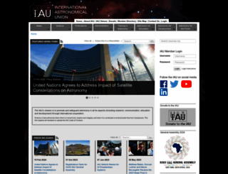 iau.org screenshot