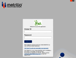 iba.metrilio.com screenshot