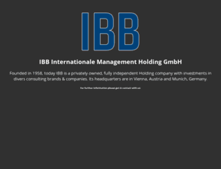 ibb-consulting.com screenshot