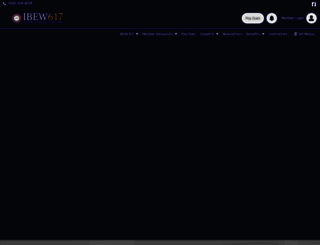 ibew617.com screenshot