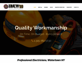 ibew910.org screenshot