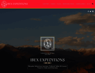 ibexexpeditions.com screenshot
