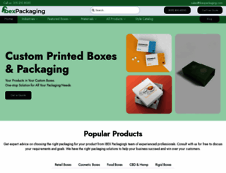 ibexpackaging.com screenshot