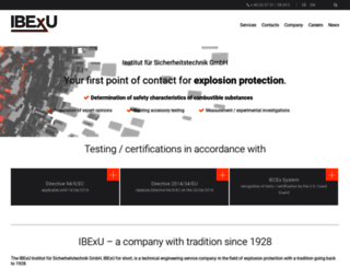 ibexu.com screenshot