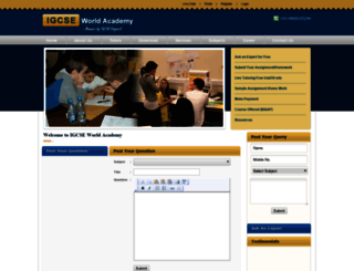 ibigcseacademy.com screenshot