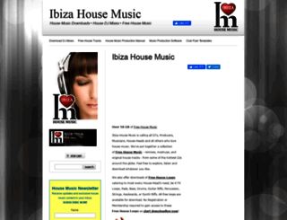 ibizahousemusic.com screenshot