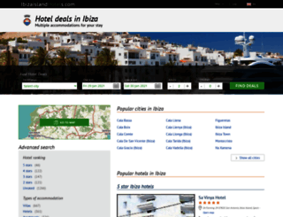 ibizaislandhotels.com screenshot