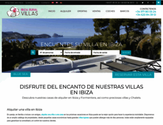 ibizaruralvillas.com screenshot