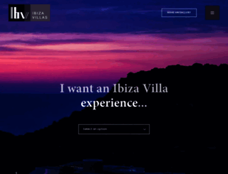 ibizavillas.com screenshot