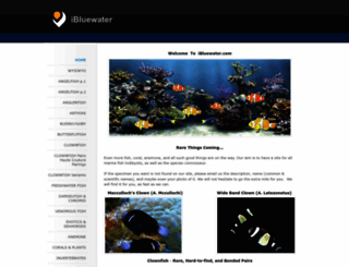 ibluewater.com screenshot