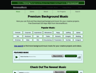 ibmusicforvideos.com screenshot