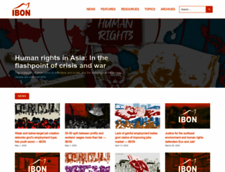 ibon.org screenshot