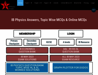 ibphysicsanswers.com screenshot