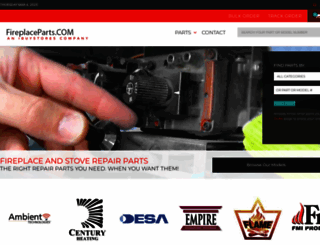 ibuyfireplaceparts.com screenshot